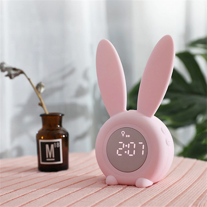 creativerabbitearalarmclockpinkpng