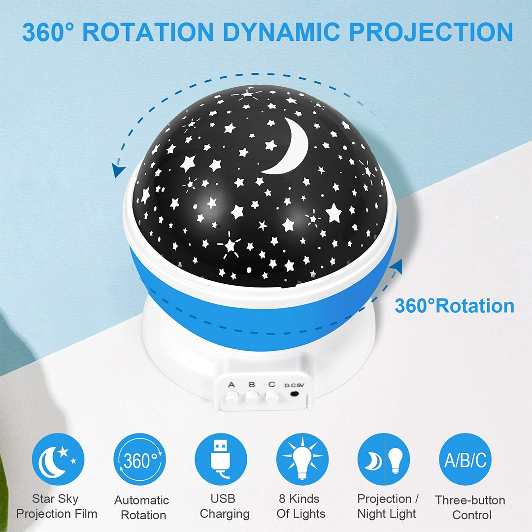 space projector night light