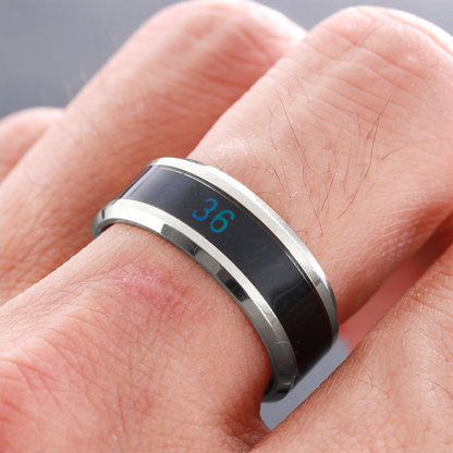 Smart Sensor Body Temperature Ring  6png
