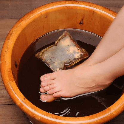 High-Absorption Ginger Foot Detox Soak for Lymphatic Drainage & Swollen Feet Relief
