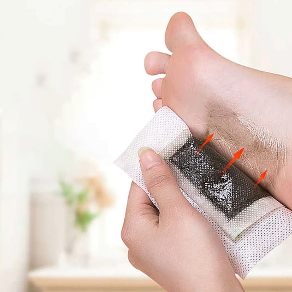Detox foot patches for stress relief and relaxation