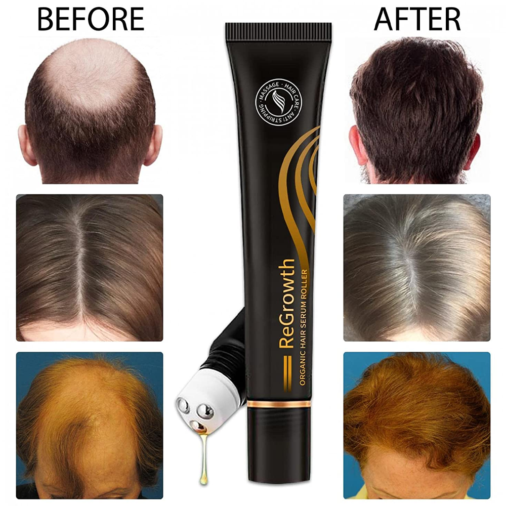 Scalp massage serum for increased hair volume