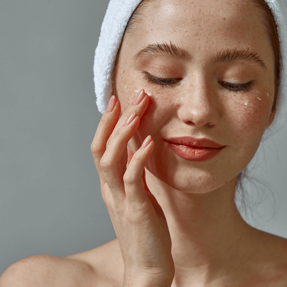 Premium Milia Treatment Cream Application