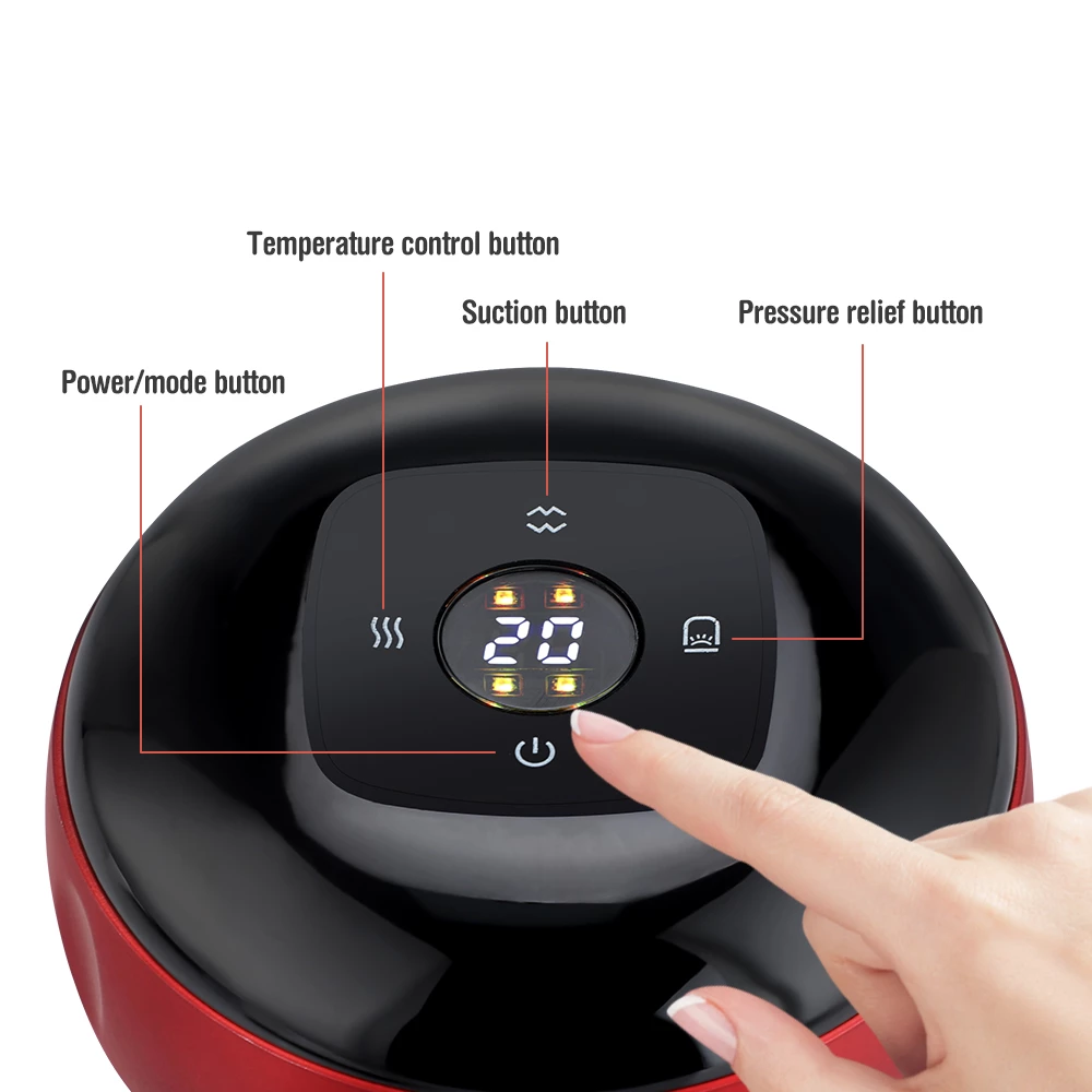 Gift idea red light therapy cupping massager for wellness