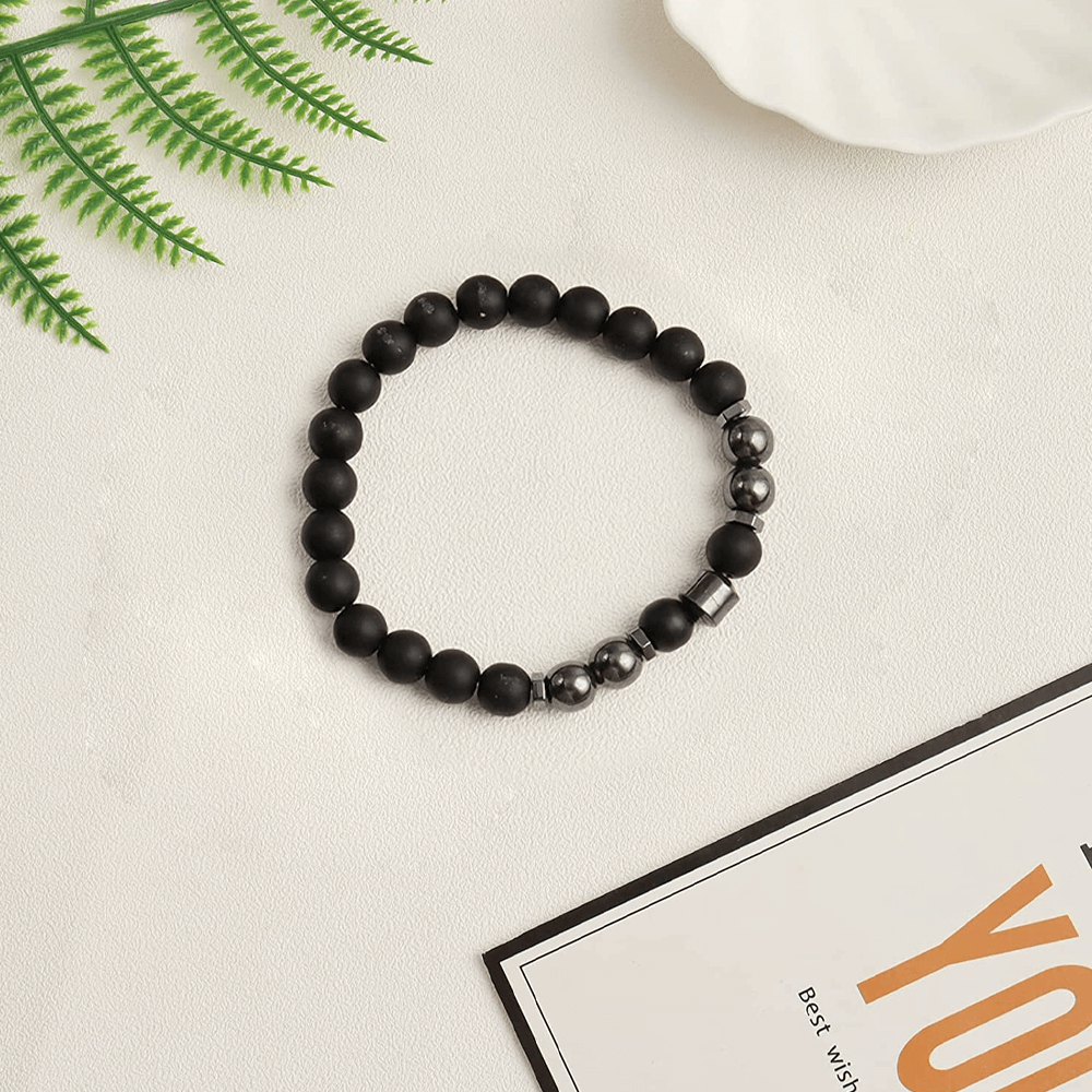Black Obsidian Anti-Swelling Anklet – Health & Stylish Gift for Her