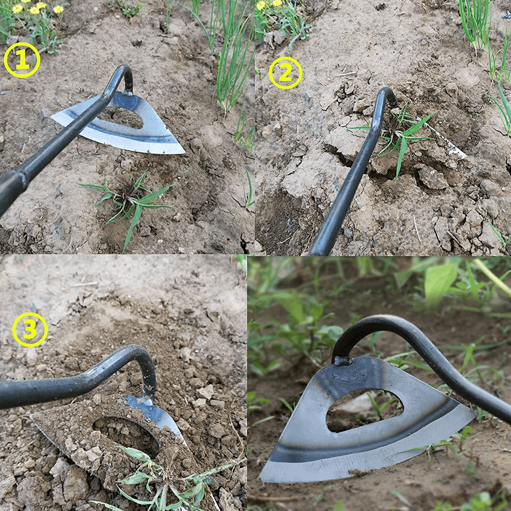 Lightweight hoe for comfortable extended use