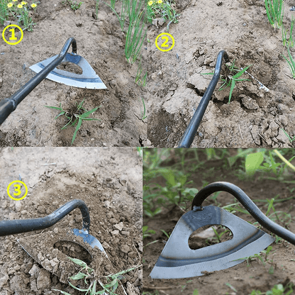 Lightweight hoe for comfortable extended use