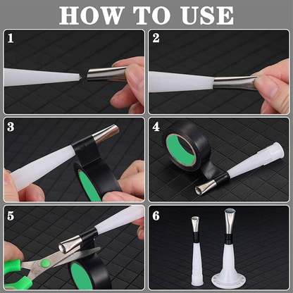Securefit caulking nozzles for smooth finishes