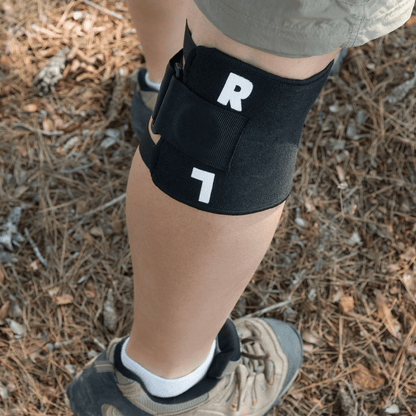 Comfortable overnight knee and back brace