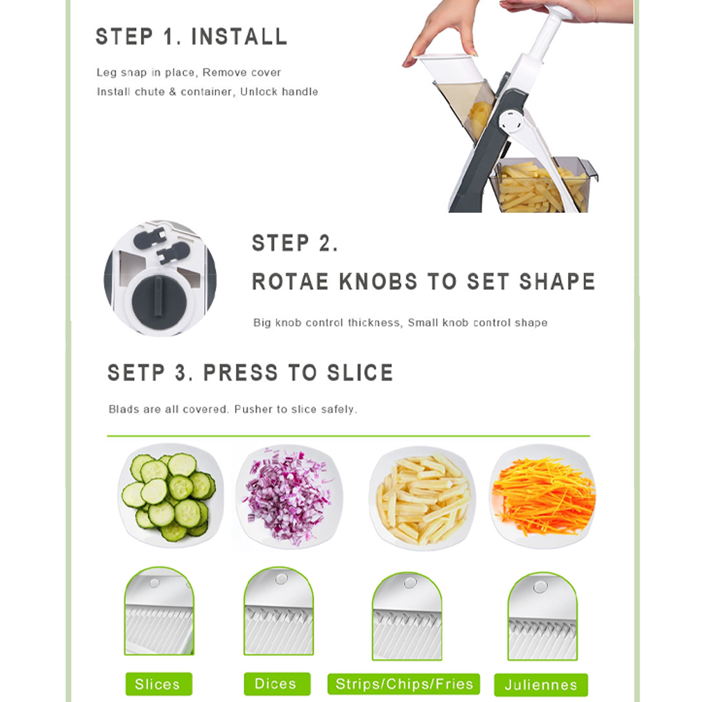 Mandoline Vegetable Slicer