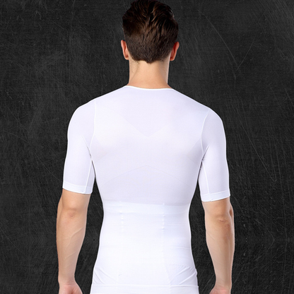 Moisturewicking body shaping tshirt for men