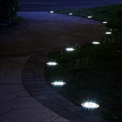 flat solar lights for driveway