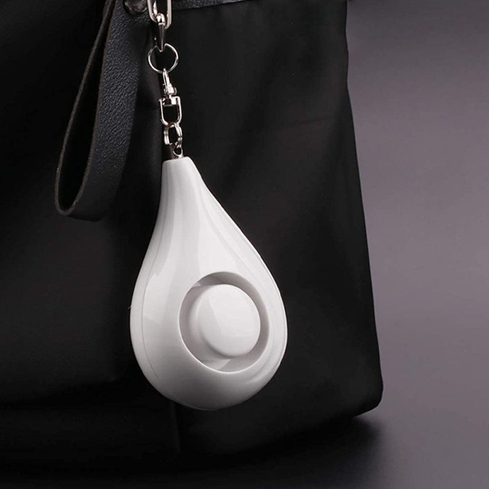 Personal alarm keychain with 130db sound