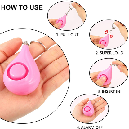 Keychain personal alarm for kids