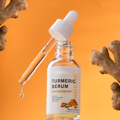 Hydrating turmeric serum for glowing complexion