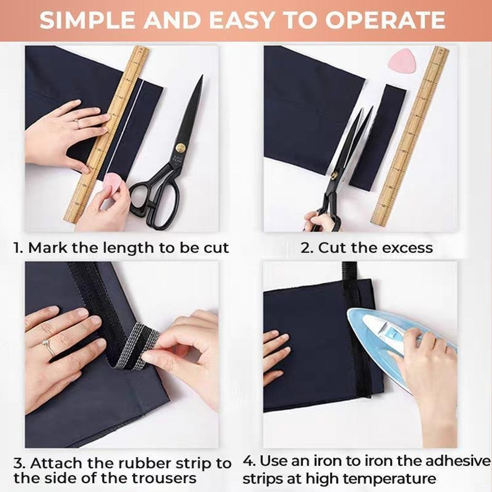 Washresistant hem shortening tape