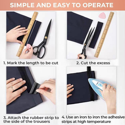 Washresistant hem shortening tape