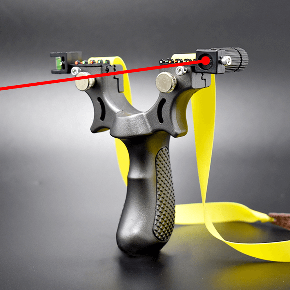 slingshot with laser