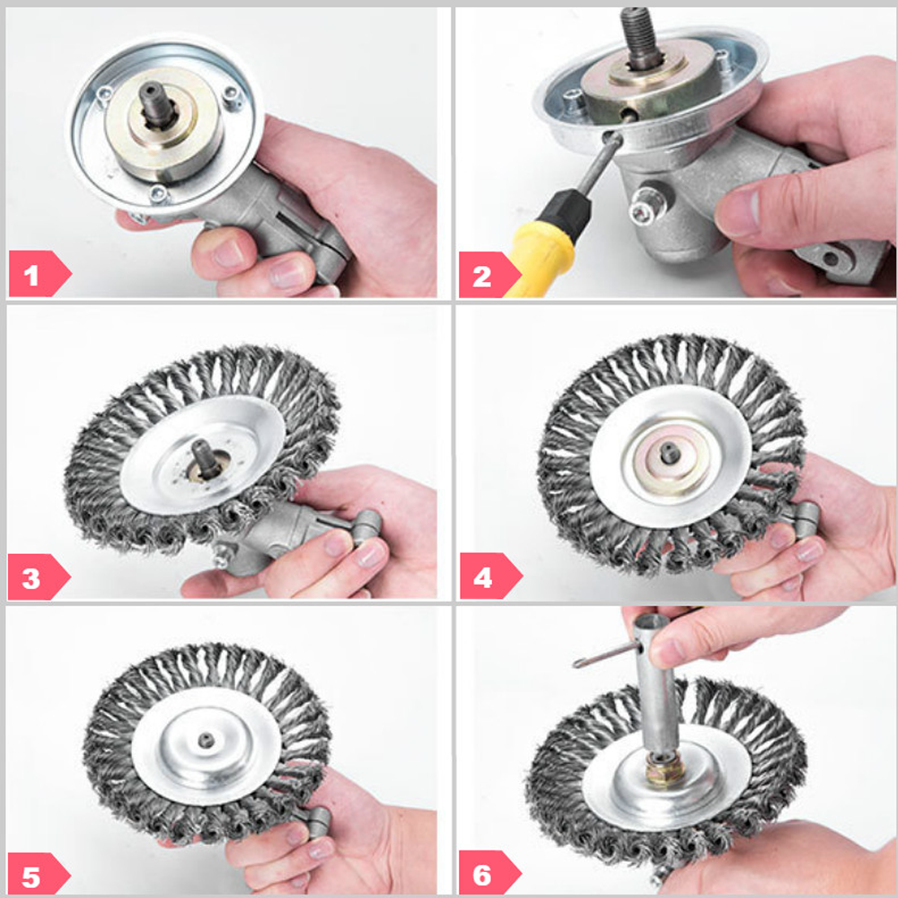 grass trimmer with blades