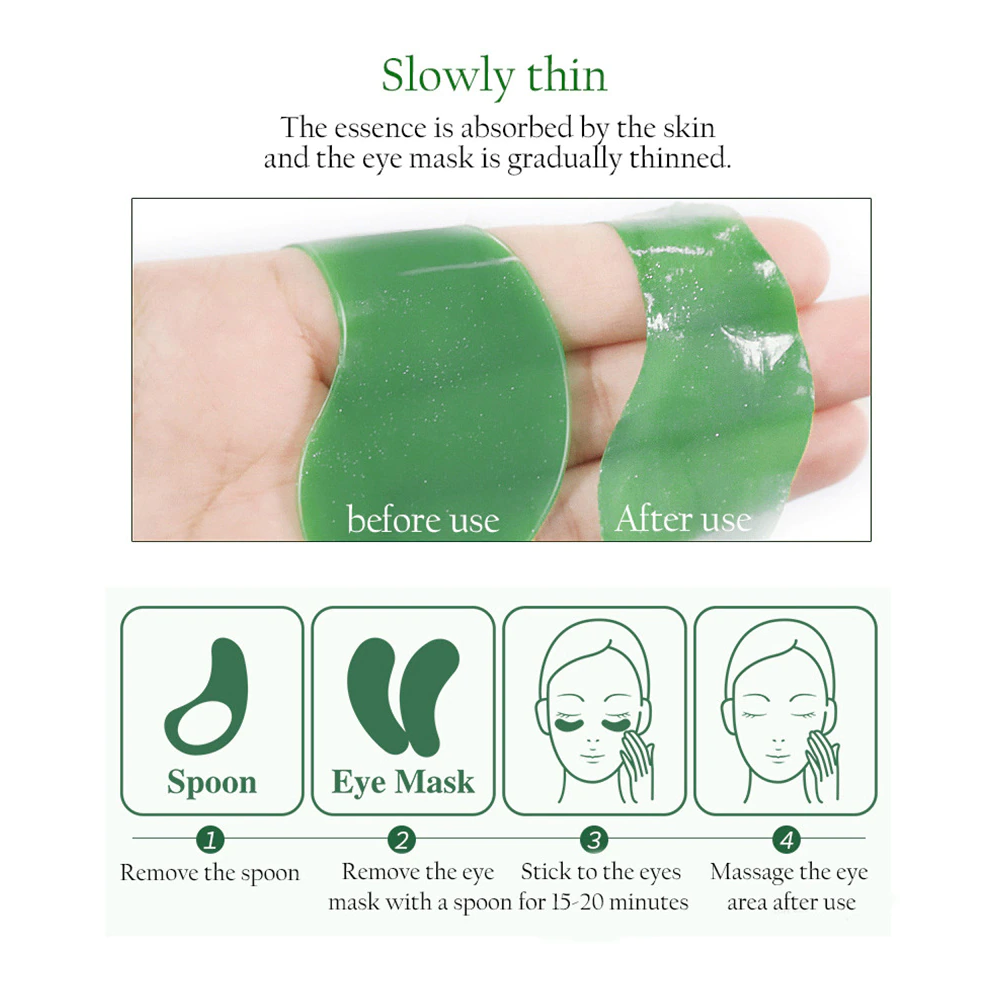 Seaweedinfused eye masks for overnight use