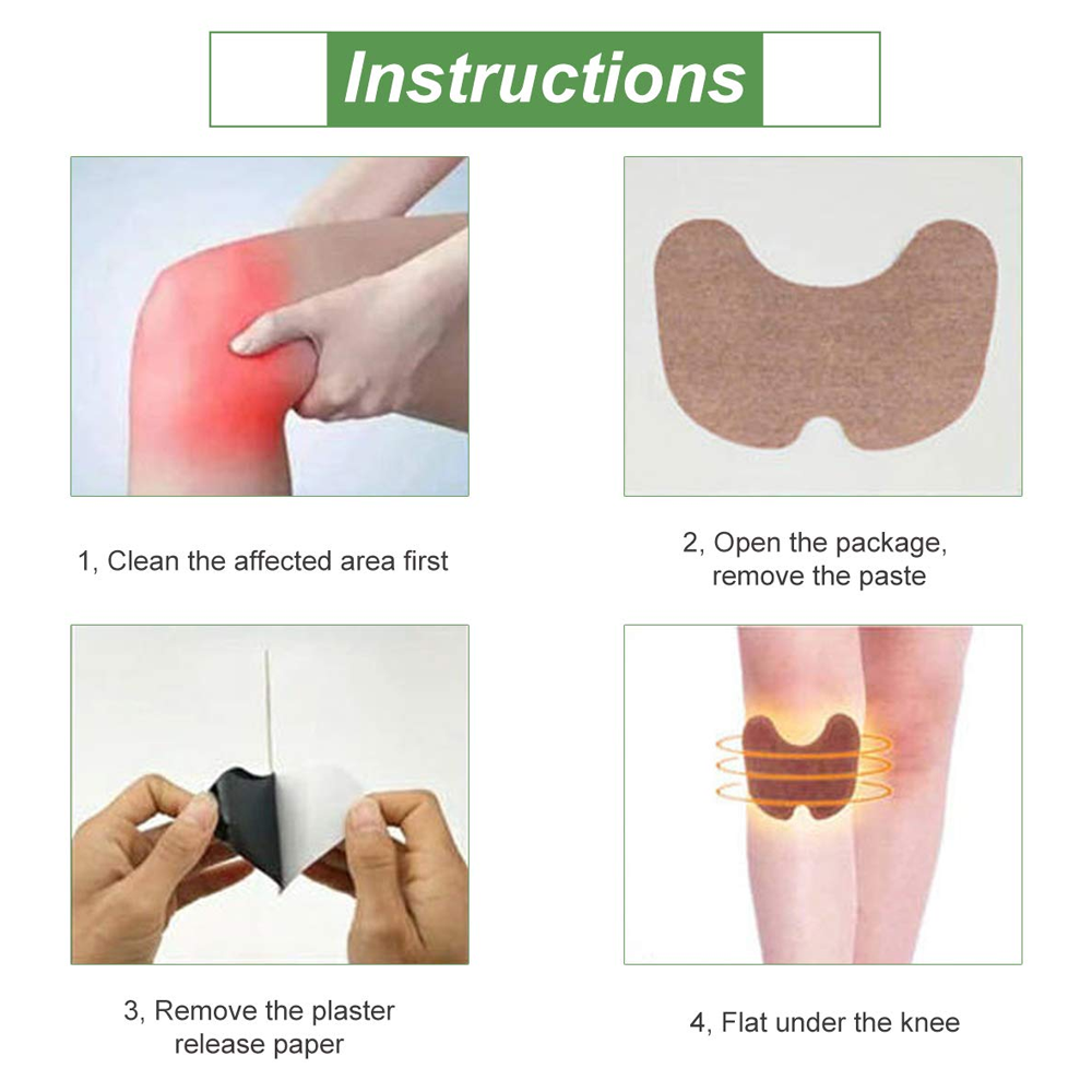 Wellness gift with herbal knee pain relief patches