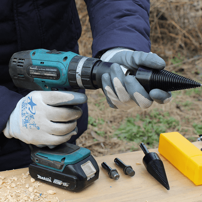 Wood Splitting Drill Bits – Easy Split Log Splitter Piercing Tool for Fast Firewood Cutting