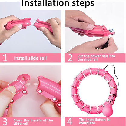 Weighted hula hoop for adults weight loss