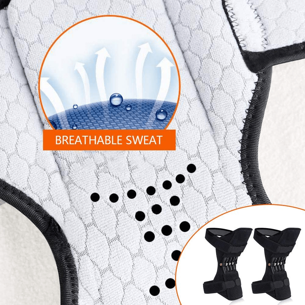 Adjustable knee support straps for seniors