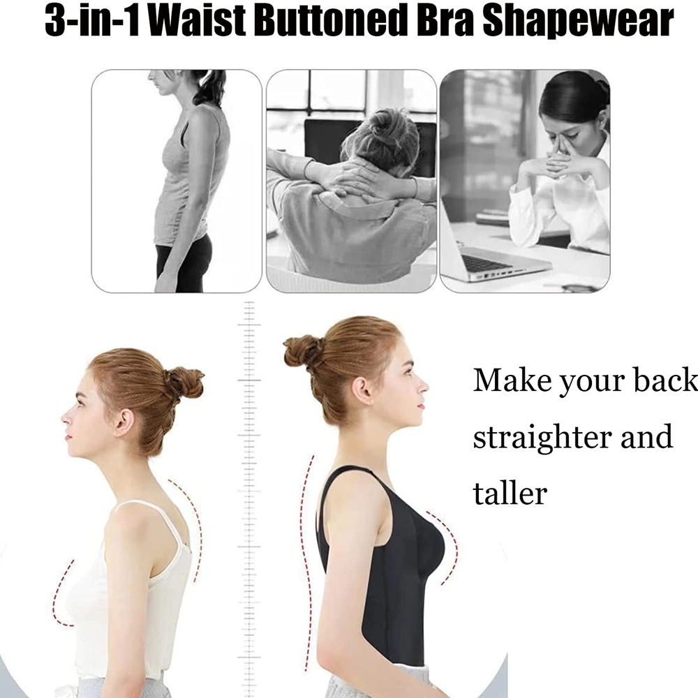 Womens versatile 3 in 1 bra for all seasons