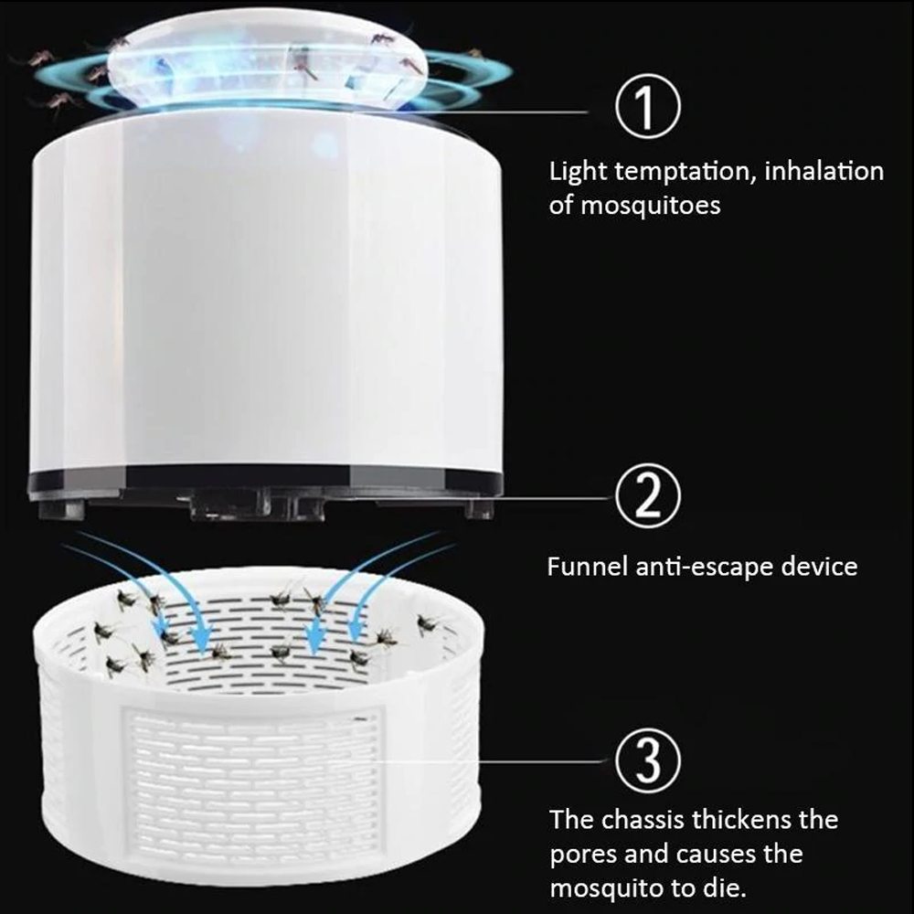 Toprated mosquito and flies trap lamp for home