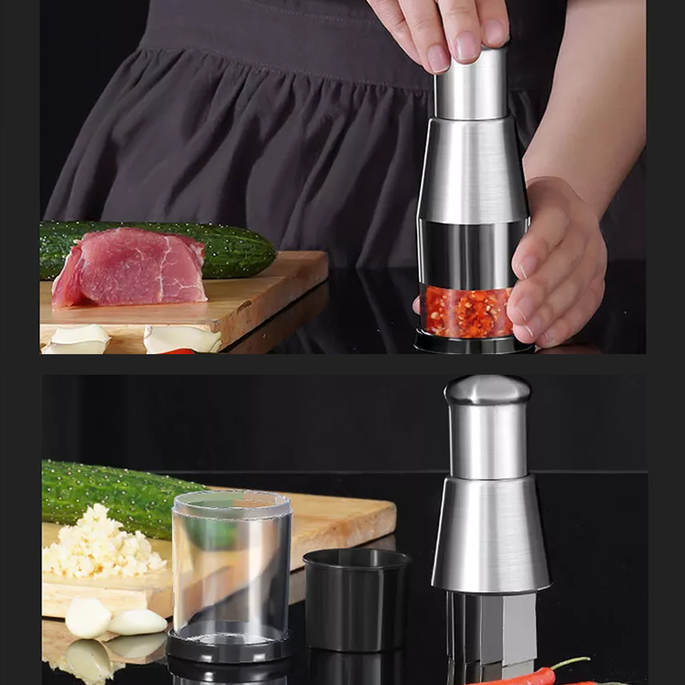 Pressed Garlic Chopper