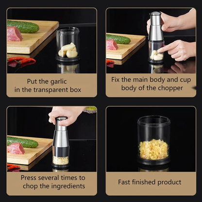 Garlic Press Stainless Steel