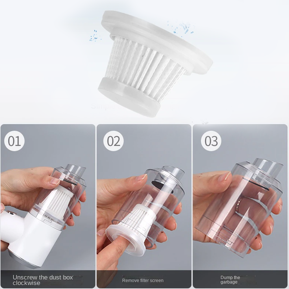 Dry Handheld Car Vacuum Cleaner