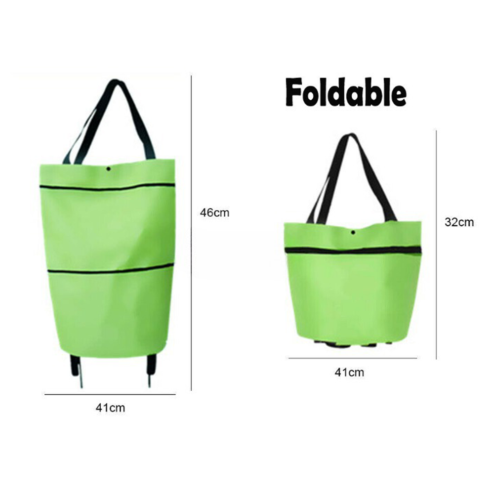 buy folding bag with wheels