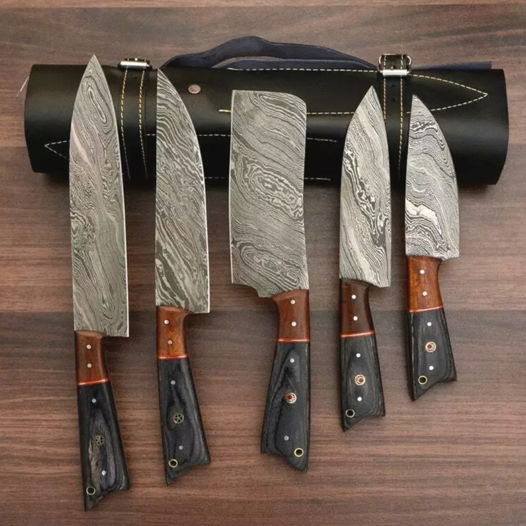 damascus steel knives set in West Virginiajpg