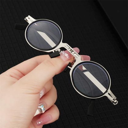 Ultra-Light Titanium Foldable Reading Glasses – Screwless & Unisex | Perfect Gift for Him & Her