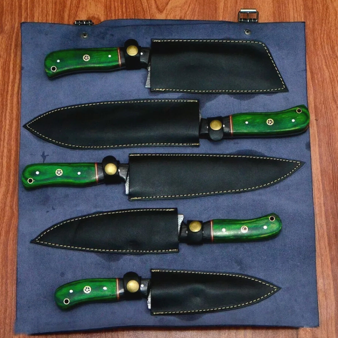 Hand Forged Damascus Steel Chef Knife in usjpg