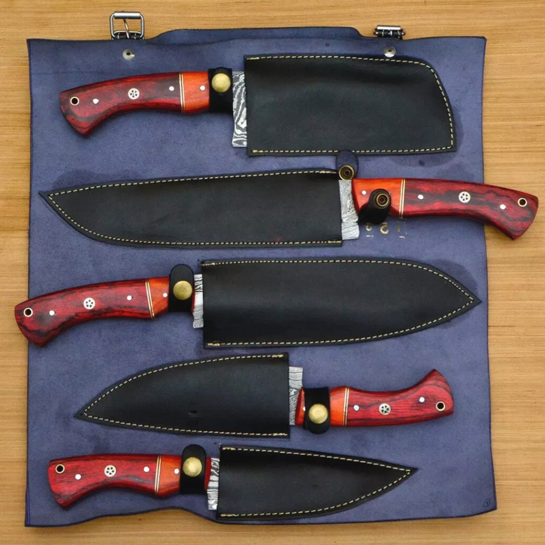 damascus steel knives set in Houstonjpg
