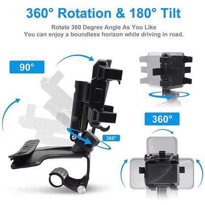1200 Degree Rotation Universal Car Phone Holder 4