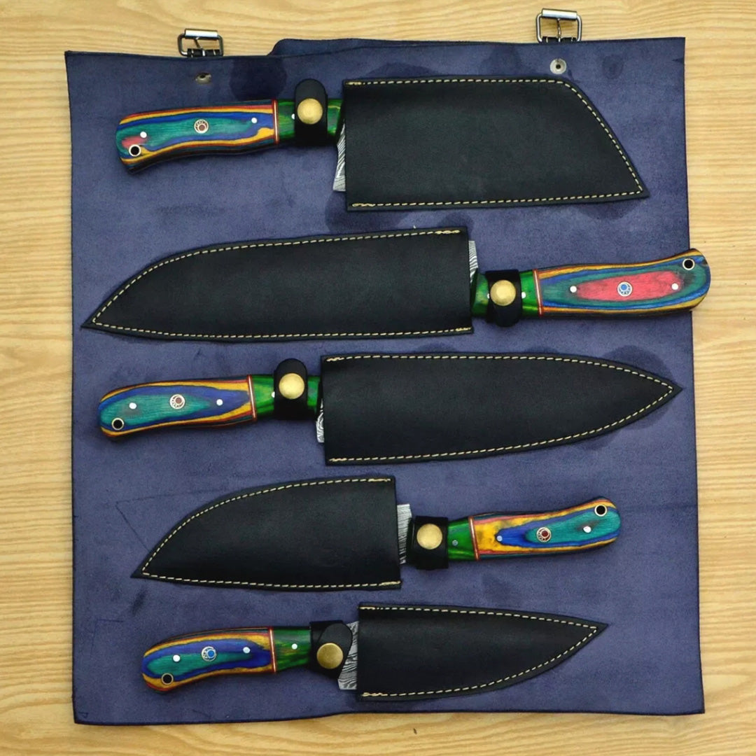 damascus steel knives set in Utah.jpg