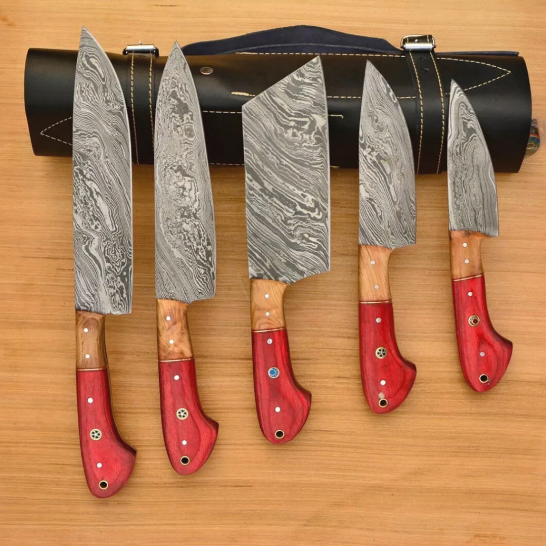 damascus steel knives set in Georgiajpg