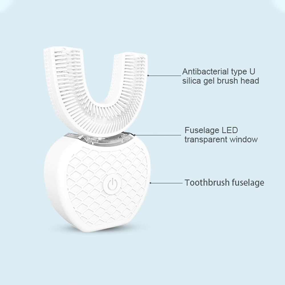U Shaped Toothbrush Ultrasonic Tooth Cleaner