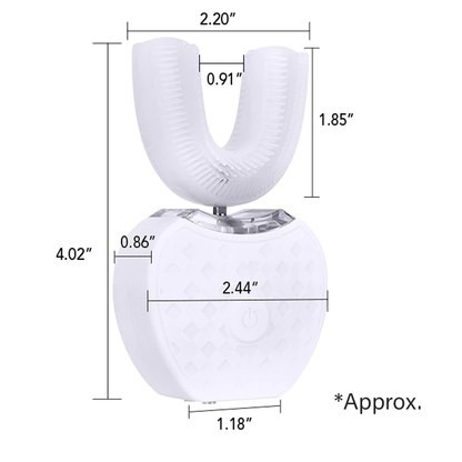 White Ultrasonic Toothbrush