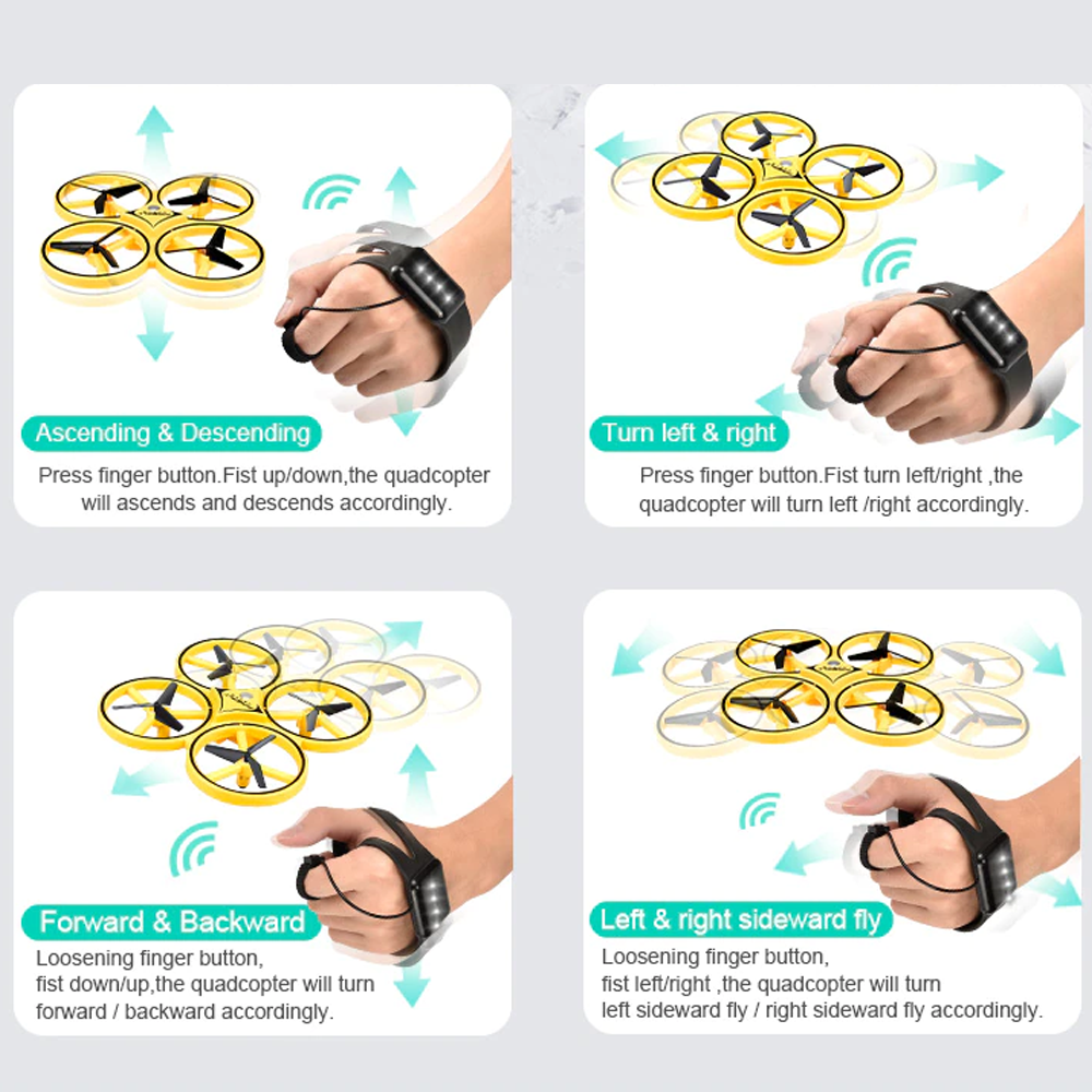 educational hand controlled drone for children
