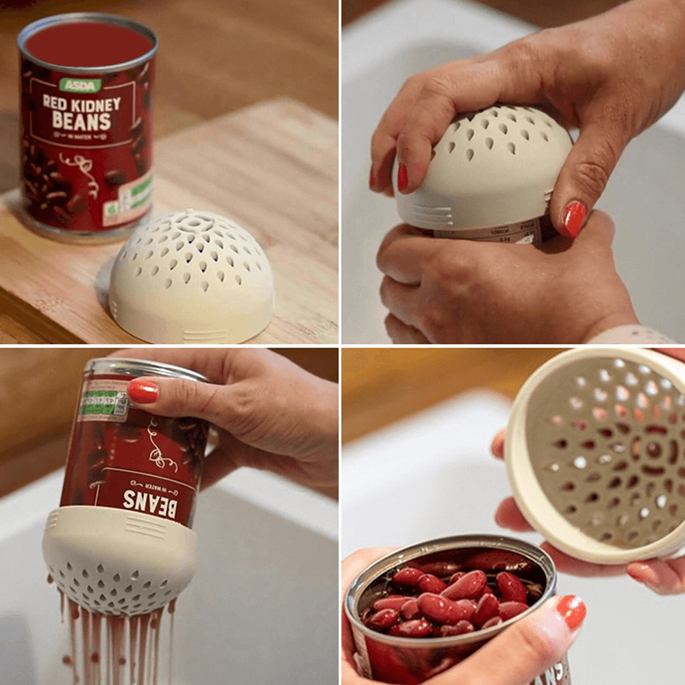 Snap-On Silicone Can Colander Strainer for Your Kitchen 4