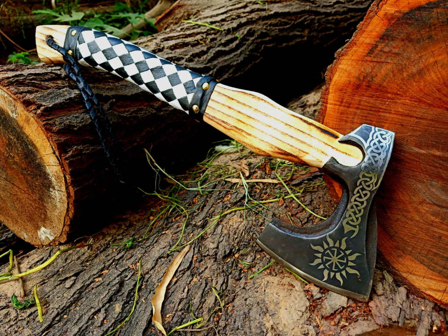 Custom Handmade Damascus Steel Hatchet Tomahawk Axes in usajpeg