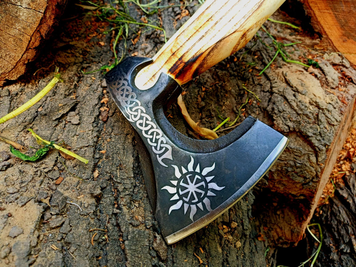 Custom Handmade Steel Hatchet Tomahawk Axejpeg