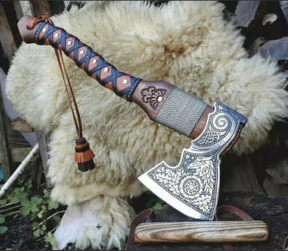 Custom Handmade Viking Hunting Axesjpeg