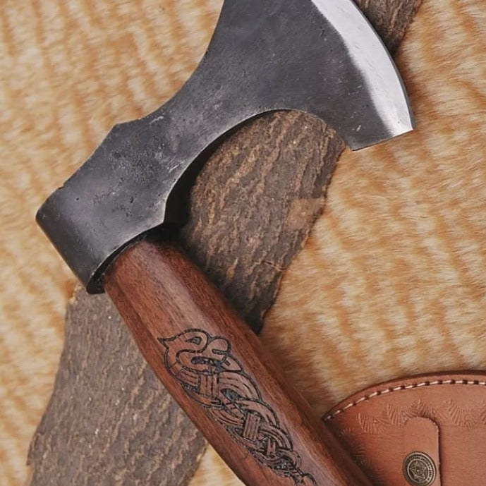 Hand forged High Carbon Steel Axe.jpeg