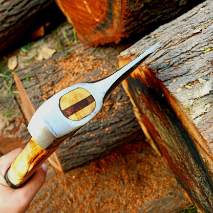 Custom Handmade Steel Tomahawk Axe Throwing Viking Hunting Axes for huntingjpeg